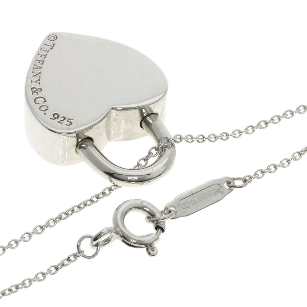 Tiffany Heart Lock Necklace Silver